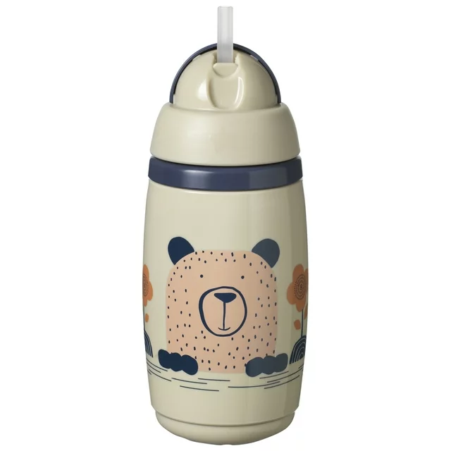 Tommee Tippee Insulated Straw Sippy Cup (9oz, 12+ Months, 1 Count) | Leak-Proof, Shake-Proof